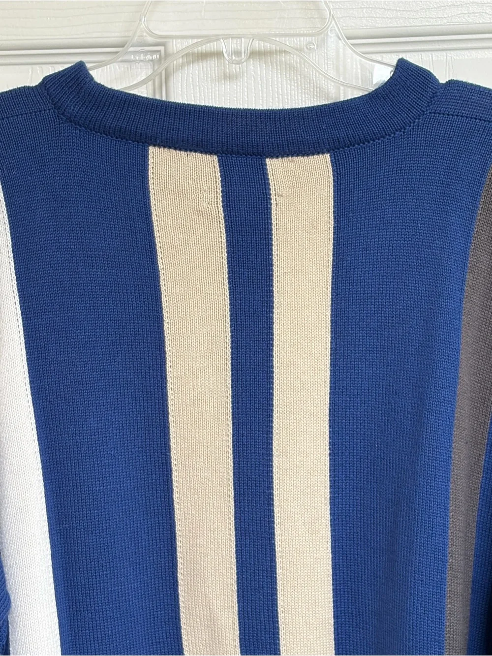 Vintage Pringle Nick Faldo Crewneck Sweater Golf Size M Oversized Striped